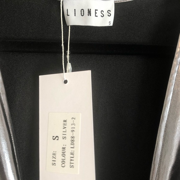 NWT Metallic Dress - Picture 4 of 6